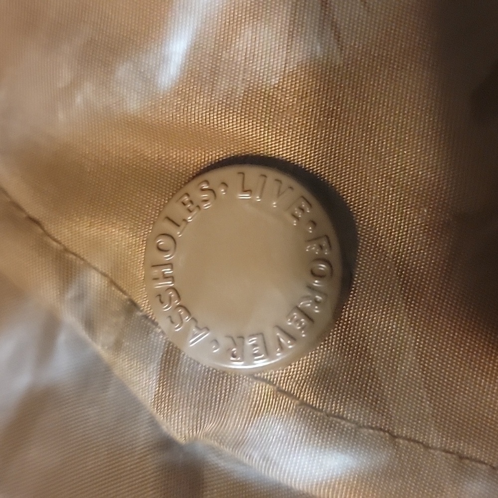 NWT Assholes Live Forever Brown Tan Reversible Bomber Jacket ALF Unisex Size 2XL - Picture 13 of 15